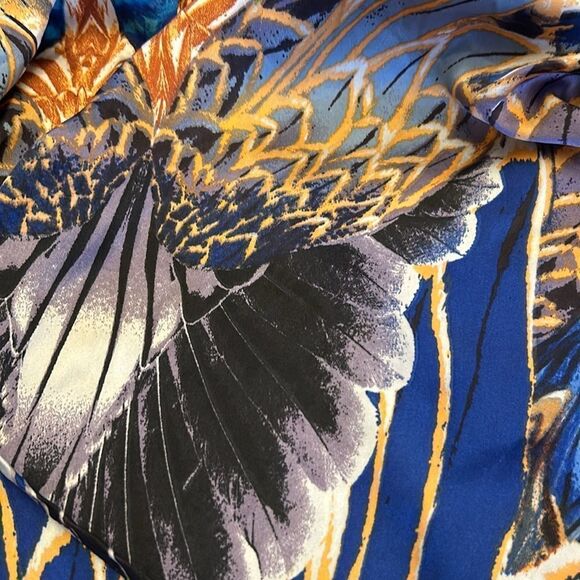 Bisou Bisou multicolored off the shoulder cut out blouse Size S EUC - Picture 13 of 13